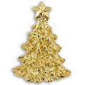 Gold Christmas Tree - 3D Pin